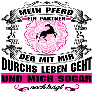 Motiv Mein Pferd - Ein Partner T-Shirt