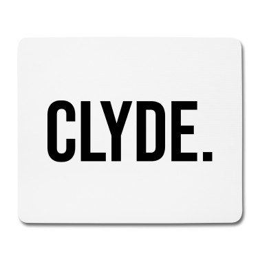 Partner Mousepad - Partnerlook Partner Clyde - schwarz