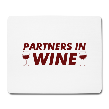 Partner Mousepad - Partner im Wein