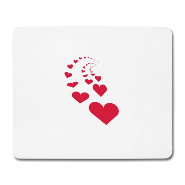 Partner Mousepad - Herzen für Partner und Singles