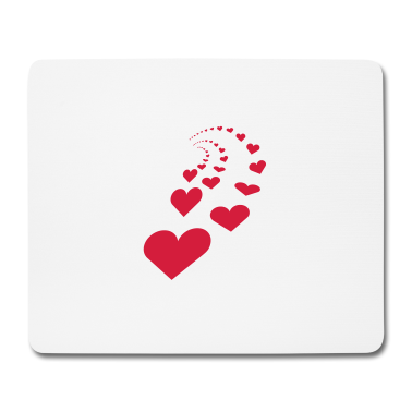 Partner Mousepad - Herzen für Partner und Singles