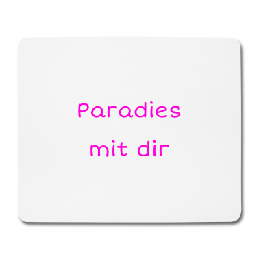 Partner Mousepad - Paradies Liebe Love Beziehung Partner