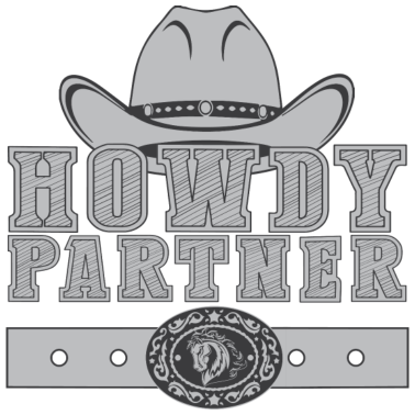 Motiv Howdy Partner Western Cowboy Cowboyhut