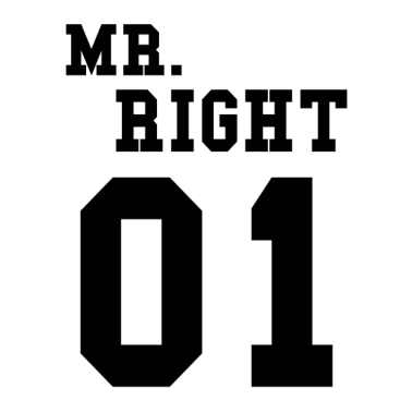 Motiv MR RICHTIG! (Partner Shirt 2von2)
