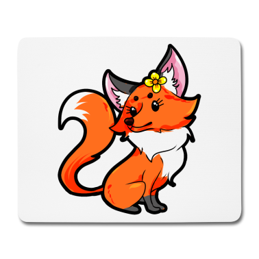 Partner Mousepad - Fuchspaar für Partner - Weiblich