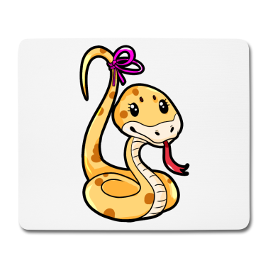 Partner Mousepad - Schlangenpaar für Partner - Weiblich