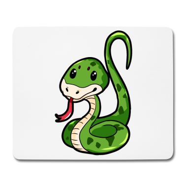 Partner Mousepad - Schlangenpaar für Partner - Männlich