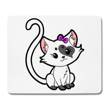 Partner Mousepad - Katzenpaar für Partner - Weiblich