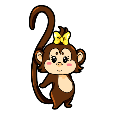 Motiv Affenpaar für Partner - Weiblich