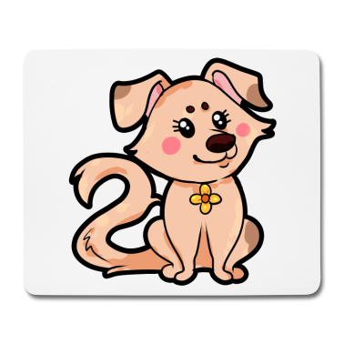 Partner Mousepad - Hundepaar für Partner - Weiblich