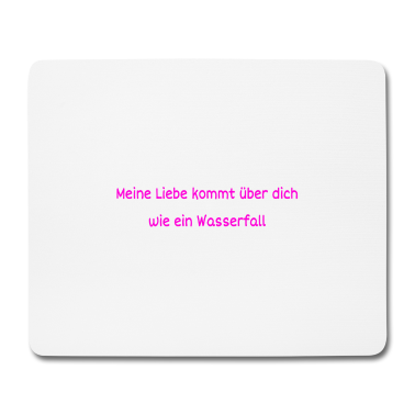 Partner Mousepad - Liebe Wasserfall Vergleich Love Partner