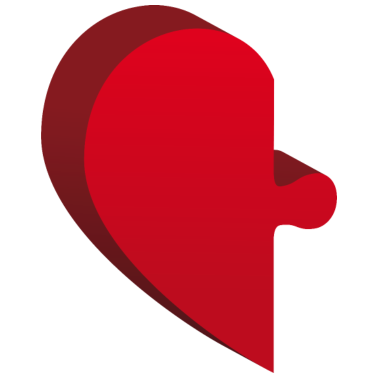 Motiv Herz Puzzle Teil Partner Shirt