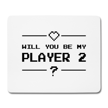 Partner Mousepad - Will you be my player 2
