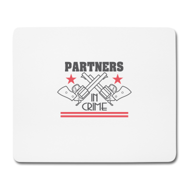 Partner Mousepad - Lustiger & süßer Partner T-Shirt Design Partner in