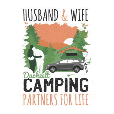 Motiv Dachzelt Partner Geschenk Camping Valentinstag