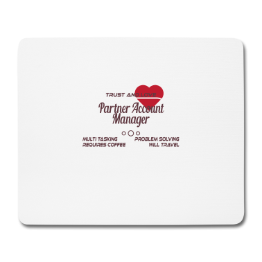 Partner Mousepad - Lustiger & süßer Partner T-Shirt Design Partner