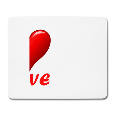 Partner Mousepad - Herz Partner Rechts