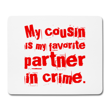 Partner Mousepad - Cousine Familie Partner