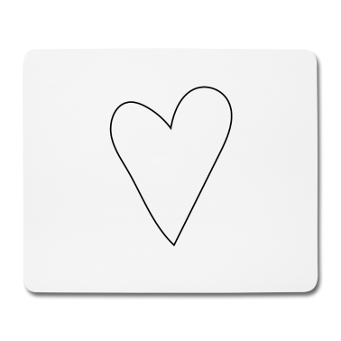 Partner Mousepad - Herz,Liebe,Love,Partner,Freunde