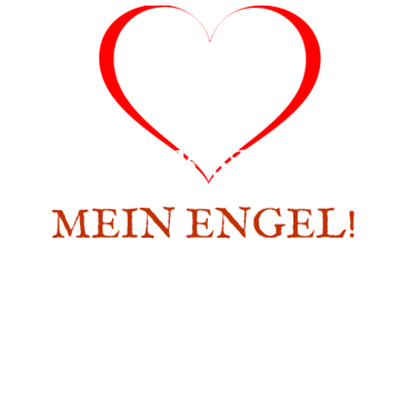 Motiv Du bist mein Engel! Schönes Geschenk Partner liebe