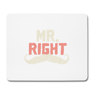 Partner Mousepad - Mr. Right