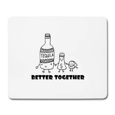 Partner Mousepad - Liebe Freundschaft Partner