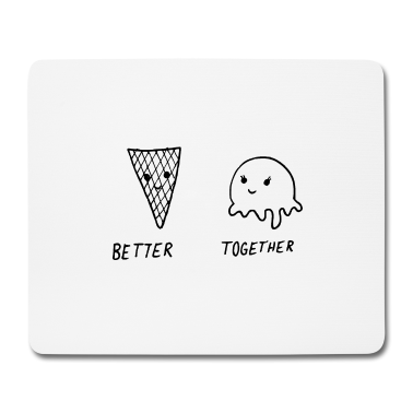 Partner Mousepad - Liebe Freundschaft Partner