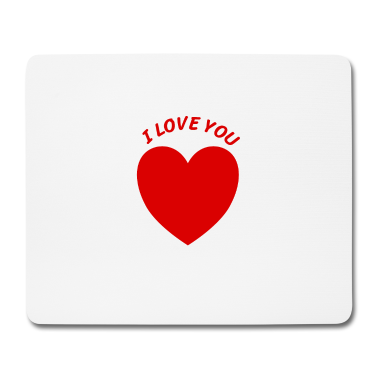 Partner Mousepad - Herz Liebe Love Beziehung Partner Romantik