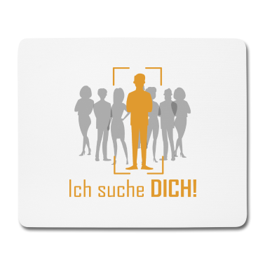 Partner Mousepad - Ich suche Dich Anzeige Spruch Geschenk Partner