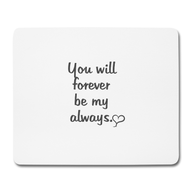 Partner Mousepad - Partner spruch für Mann und Frau