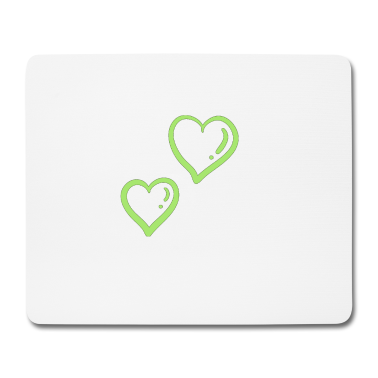 Partner Mousepad - Herzschlag, Herz, Liebe, Freundschaft, Partner