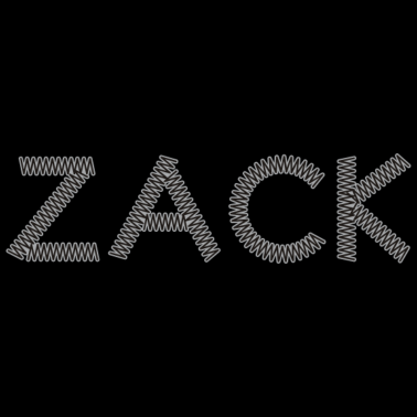 Motiv Wortsalat ZICK ZACK - für 2 Personen - ZACK