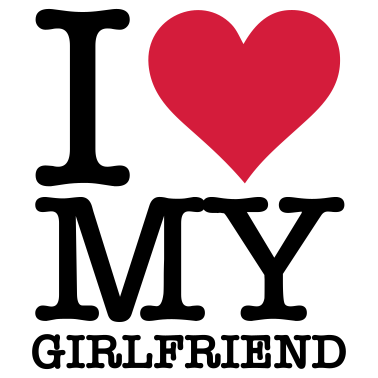 Motiv Ich liebe meine Freundin