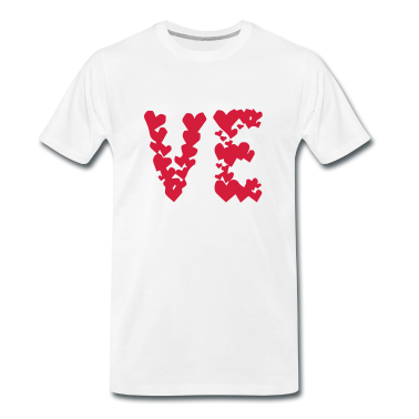 Partnerlook T-Shirt - LOVE Paar Partner Herz Valentinstag Partnerlook
