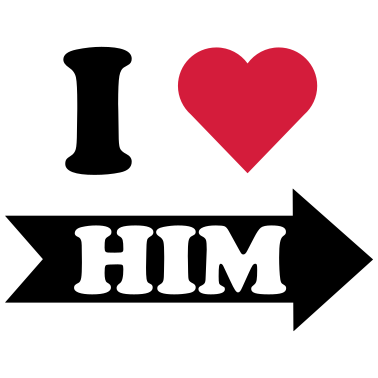 Motiv I love him (rechts)