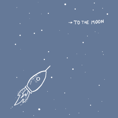 Motiv To The Moon And Back | Rakete | Partnerlook
