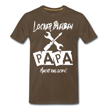Partnerlook T-Shirt - Mein papa macht das schon, Vater, sohn Shirt