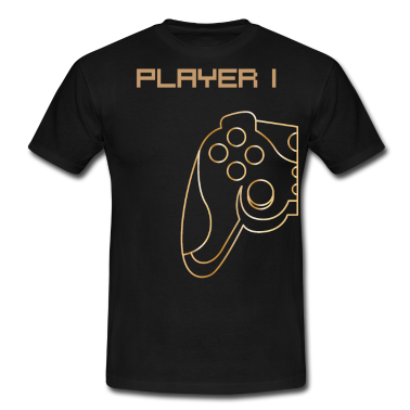Partnerlook T-Shirt - Player 1 Jahrestagsgeschenk Geschenk Mann