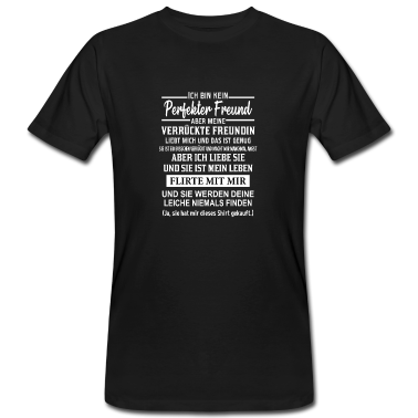 Partnerlook T-Shirt - Freundin Freund Spruch Paar Pärchen Partnerlook