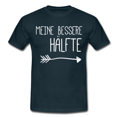 Partnerlook T-Shirt - Valentinstag Partnershirt: meine bessere Hälfte