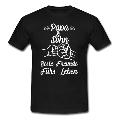 Partnerlook T-Shirt - Papa Sohn Dad Vater Geschenk Partnerlook Spruch