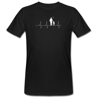 Partnerlook T-Shirt - Vater Und Sohn Herzschlag EKG Frequenz Partnerlook