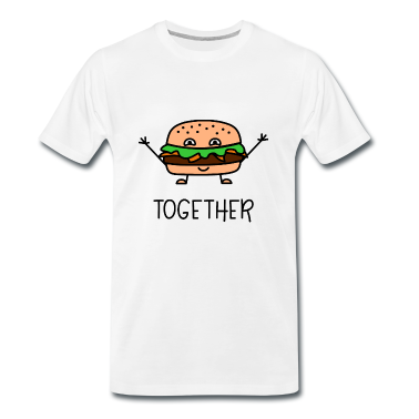 Partnerlook T-Shirt - Better Together Partnerlook (Part2) Burger