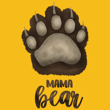 Motiv Mama Bear für Eltern-Baby-Partnerlook