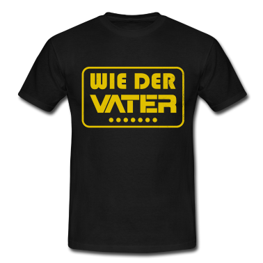 Partnerlook T-Shirt - Wie der Vater Papa und Sohn Partnerlook