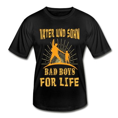 Partnerlook T-Shirt - vater und sohn bad boys for life