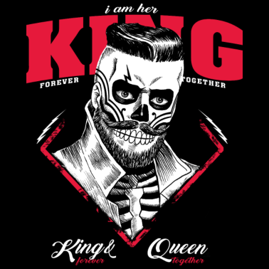 Motiv King & Queen Partnerlook für Pärchen & Verliebte