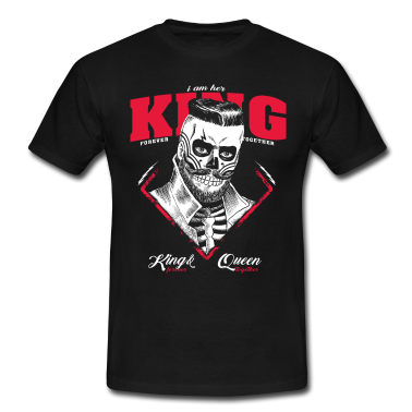 Partnerlook T-Shirt - King & Queen Partnerlook für Pärchen & Verliebte