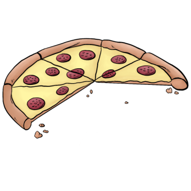 Motiv Pizza für Eltern-Baby-Partnerlook mit 3 Kindern