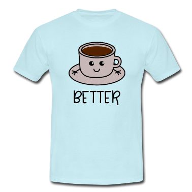 Partnerlook T-Shirt - Better Together Partnerlook (Part1) Kaffee